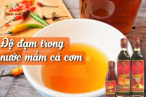 ĐỘ ĐẠM TRONG NƯỚC MẮM LÀ GÌ VÀ ĐÂU LÀ CÁCH HIỂU ĐÚNG? 